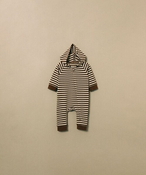 こども ビームス(コドモビームス)の「こども ビームス / ベビー ボーダー ファスナー カバーオール 23(70~80cm)(ロンパース・キッズ・ピンク/オリーブ/オフホワイト・70/80)」の19枚目の写真