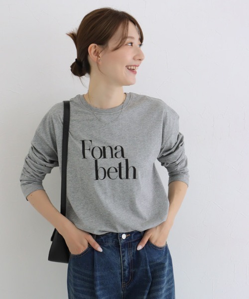 Pierrot(ピエロ)の「ロゴロングスリーブTシャツ(Tシャツ/カットソー・レディース・グレー系その他2/ホワイト系その他3/ホワイト系その他2/グレー系その他/ホワイト系その他/ホワイト系その他4/ホワイト系1/ホワイト系/チャコールグレー×ブラック/グレー系その他3/グレー系その他4/ホワイト系3/ホワイト系その他5/ホワイト系その他6/ホワイト系2・M/L/LL)」の22枚目の写真