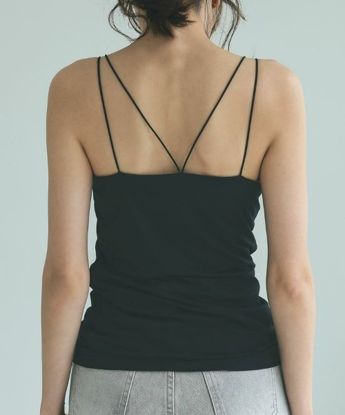 DONOBAN（ドノバン）の「ナローストラップキャミ（キャミソール・レディース・ホワイト/ブラック/ブラウン・FREE）」の16枚目の写真