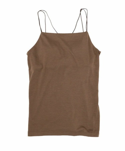 DONOBAN（ドノバン）の「ナローストラップキャミ（キャミソール・レディース・ホワイト/ブラック/ブラウン・FREE）」の21枚目の写真