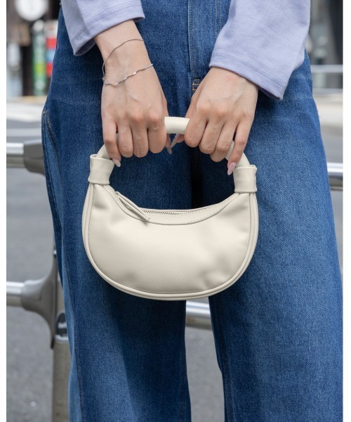 3.3 Field Trip （3.3フィールドトリップ）の「3.3 Field Trip／ムーンBAG 2979914（ショルダーバッグ・レディース・ブラック/ピンク/オフホワイト・0）」の19枚目の写真