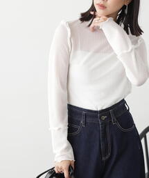 FREE'S MART | ◆フリルシアーハイネックカットソー(Tシャツ/カットソー)