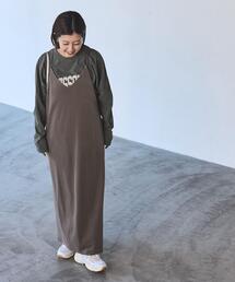 2WAYベロアキャミワンピース