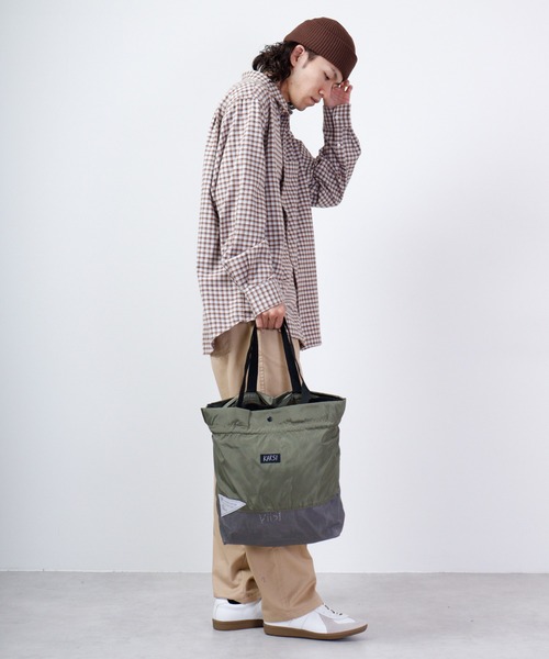 KAKSI(カクシ)の「KAKSI KASANELUトートBAG(トートバッグ・メンズ・カーキ系/ブラック系/グレー系/ピンク系・FREE)」の15枚目の写真