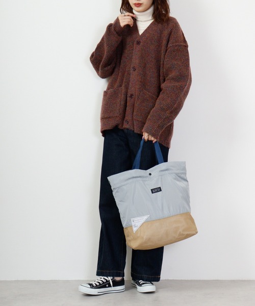 KAKSI(カクシ)の「KAKSI KASANELUトートBAG(トートバッグ・メンズ・カーキ系/ブラック系/グレー系/ピンク系・FREE)」の21枚目の写真