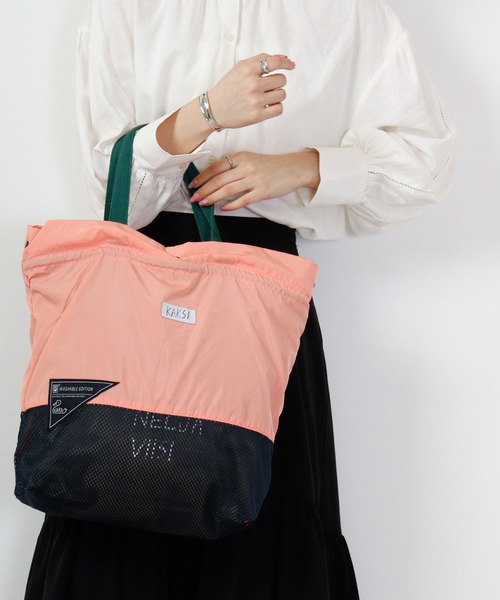 KAKSI(カクシ)の「KAKSI KASANELUトートBAG(トートバッグ・メンズ・カーキ系/ブラック系/グレー系/ピンク系・FREE)」の12枚目の写真