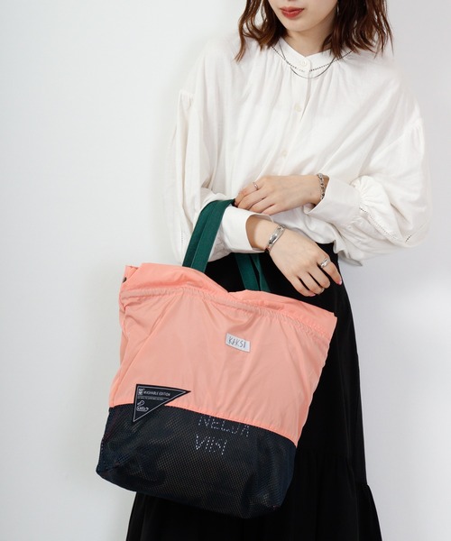 KAKSI(カクシ)の「KAKSI KASANELUトートBAG(トートバッグ・メンズ・カーキ系/ブラック系/グレー系/ピンク系・FREE)」の11枚目の写真