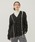 RUMCHE�i�����V�F�j�́u�yRUMCHE/(�����E�V�F)�zDeformtion Cable Knit Cardigan/�f�B�t�H���[�V�����P�[�u���j�b�g�J�[�f�B�K���i�J�[�f�B�K��/�{�����j�v�b�u���b�N