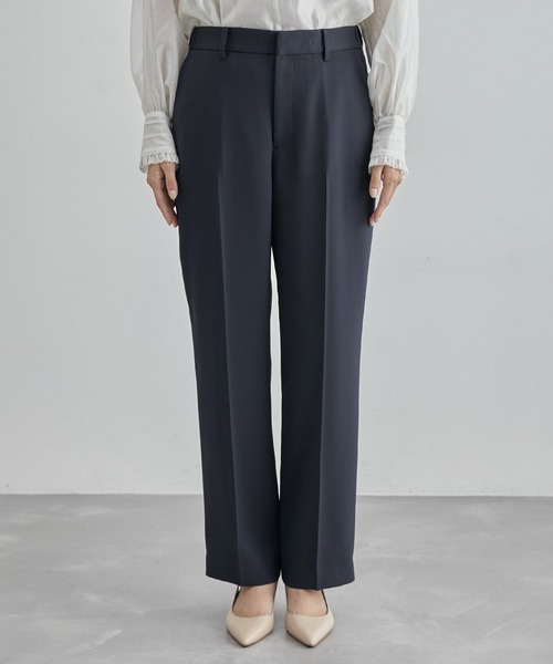 ROPE'(ロペ)の「ジョーゼットストレートパンツ/セットアップ対応・セレモニー対応(その他パンツ・レディース・ブルー系その他4/ネイビー/ブラック・38/40/36)」の13枚目の写真