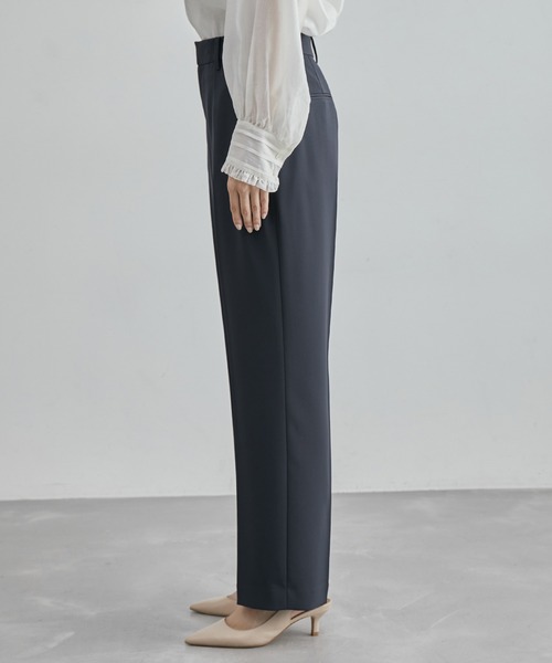 ROPE'(ロペ)の「ジョーゼットストレートパンツ/セットアップ対応・セレモニー対応(その他パンツ・レディース・ブルー系その他4/ネイビー/ブラック・38/40/36)」の14枚目の写真