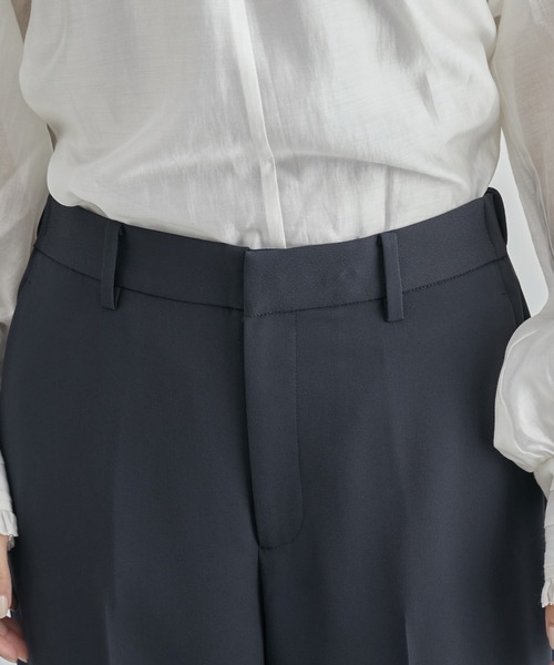 ROPE'(ロペ)の「ジョーゼットストレートパンツ/セットアップ対応・セレモニー対応(その他パンツ・レディース・ブルー系その他4/ネイビー/ブラック・38/40/36)」の16枚目の写真