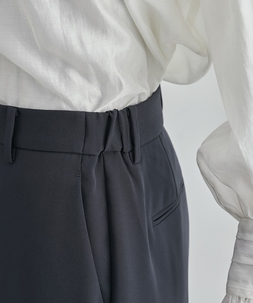 ROPE'(ロペ)の「ジョーゼットストレートパンツ/セットアップ対応・セレモニー対応(その他パンツ・レディース・ブルー系その他4/ネイビー/ブラック・38/40/36)」の18枚目の写真