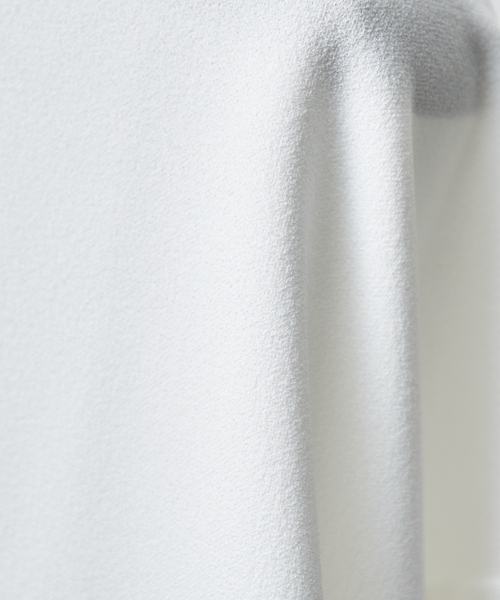 AH ABAHOUSE（エーエイチアバハウス）の「【AH ABAHOUSE】ジョーゼット モックネック カットソー / 長袖Tシャツ / ロンT（Tシャツ/カットソー・メンズ・グレイッシュベージュ/ブラック/グレイッシュブルー/グレー/ホワイト/パープル/ダークグリーン/スモークピンク・46/48）」の20枚目の写真