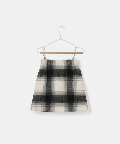 ROPE' PICNIC(ロペピクニック)の「【KIDS】シャギーチェック台形スカート/リンクコーデ(スカート・キッズ・ブルー系その他6/ホワイト系その他2・140/130/120/150)」の14枚目の写真