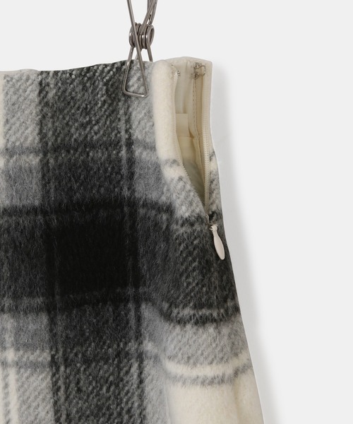 ROPE' PICNIC(ロペピクニック)の「【KIDS】シャギーチェック台形スカート/リンクコーデ(スカート・キッズ・ブルー系その他6/ホワイト系その他2・140/130/120/150)」の13枚目の写真