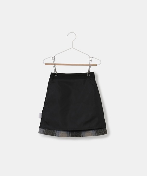 ROPE' PICNIC(ロペピクニック)の「【KIDS】シャギーチェック台形スカート/リンクコーデ(スカート・キッズ・ブルー系その他6/ホワイト系その他2・140/130/120/150)」の19枚目の写真