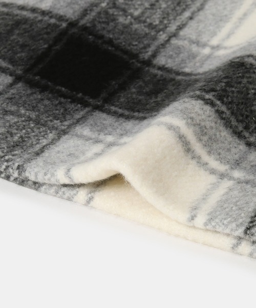 ROPE' PICNIC(ロペピクニック)の「【KIDS】シャギーチェック台形スカート/リンクコーデ(スカート・キッズ・ブルー系その他6/ホワイト系その他2・140/130/120/150)」の4枚目の写真