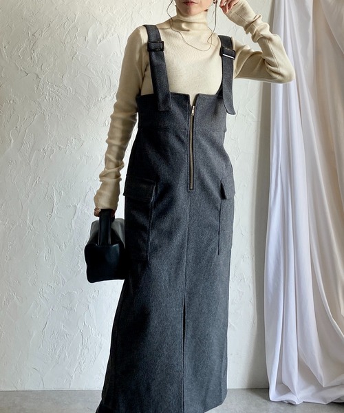 完売品 willfully ワンピース スカート ミリタリー ワンピース ミリタリー ダブルベルト ミディアム丈 *Favorite