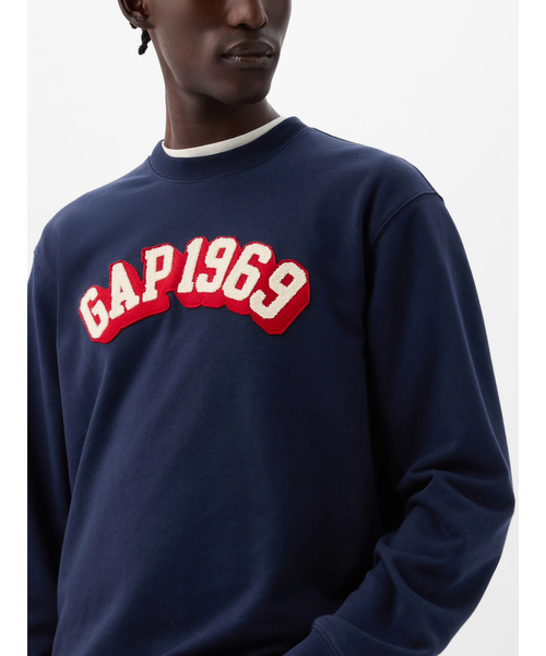 GAP（ギャップ）の「GAP1969アーチロゴ スウェット・トレーナー(ユニセックス)（スウェット・メンズ・パープル/レッド/ベージュ/ベージュ系その他/ブルー/ブラック/ネイビー/ホワイト系その他/ライトグレー・L/M/XL/XS/S）」の22枚目の写真