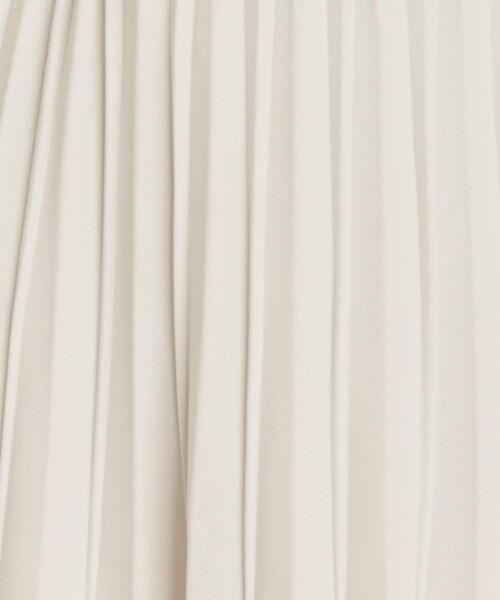 OPAQUE.CLIP（オペークドットクリップ）の「◆イージープリーツスカート/ウールライク【洗濯機洗い可】（スカート・レディース・イエロー/オフホワイト/グレー・38/40）」の16枚目の写真