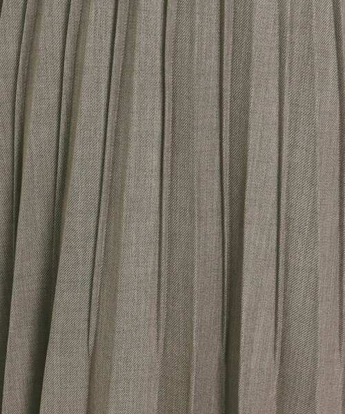 OPAQUE.CLIP（オペークドットクリップ）の「◆イージープリーツスカート/ウールライク【洗濯機洗い可】（スカート・レディース・イエロー/オフホワイト/グレー・38/40）」の17枚目の写真