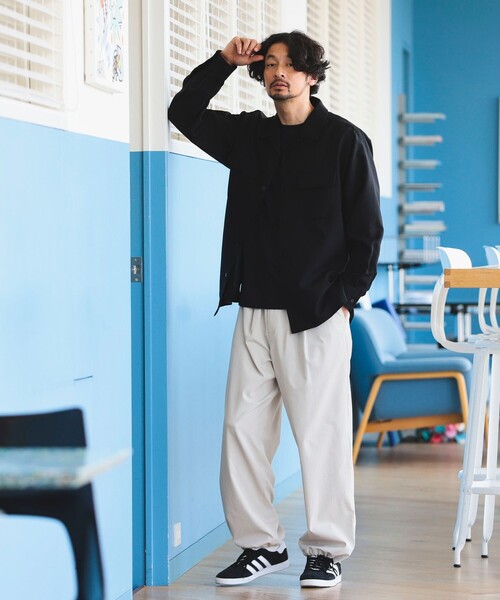 B:MING by BEAMS（ビーミングバイビームス）の「B:MING by BEAMS / テック ライトイージー チノパンツ（チノパンツ・メンズ・ホワイト系その他5/ブラック・MEDIUM/X-LARGE/SMALL/LARGE）」の8枚目の写真