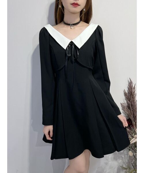 EATME(イートミー)の「キラキラバックルフェイクレザーチョーカー(チョーカー・レディース・ブラック・FREE)」の6枚目の写真