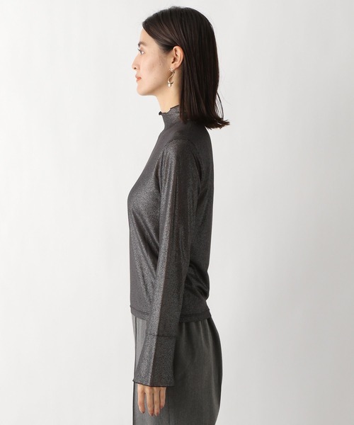 LEPSIM（レプシィム）の「【jours heureux】チュールハクプリント長袖　983678（Tシャツ/カットソー・レディース・ブラック/グレー・FREE）」の15枚目の写真