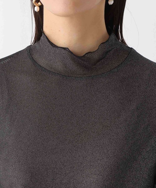 LEPSIM（レプシィム）の「【jours heureux】チュールハクプリント長袖　983678（Tシャツ/カットソー・レディース・ブラック/グレー・FREE）」の17枚目の写真