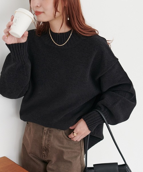 DISCOAT（ディスコート）の「モールハイネックプルオーバー（ニット