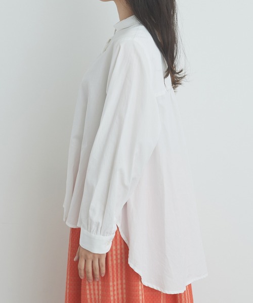 bulle de savon（ビュルデサボン）の「100/2 ブロード BIGシャツ 
