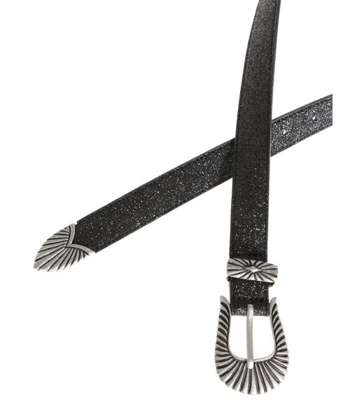 EVRIS（エヴリス）の「GLITTER メタルバックルベルト（ベルト・レディース・シルバー/ブラック・FREE）」の19枚目の写真