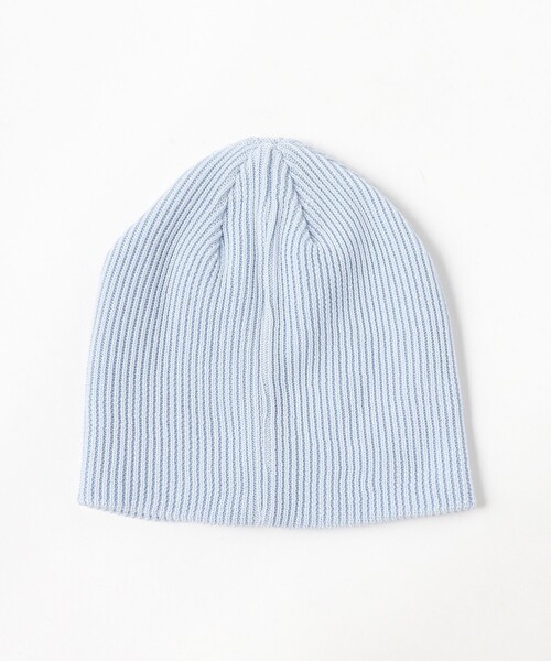 Ray BEAMS（レイビームス）の「細リブ ニット ワッチキャップ（ニットキャップ/ビーニー・レディース・ナチュラル/サックスブルー/ネイビー・ONE SIZE）」の4枚目の写真