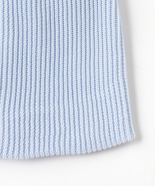 Ray BEAMS（レイビームス）の「細リブ ニット ワッチキャップ（ニットキャップ/ビーニー・レディース・ナチュラル/サックスブルー/ネイビー・ONE SIZE）」の5枚目の写真