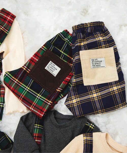 セール】【リンク】あったかチェックパンツ（その他パンツ）｜BREEZE