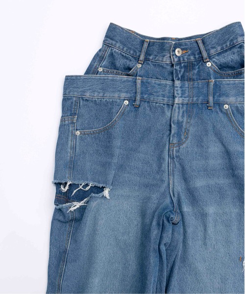 MAISON SPECIAL（メゾンスペシャル）の「Double Waist Baggy