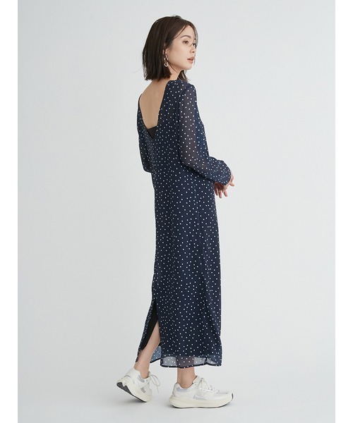 emmi（エミ）の「【emmi atelier】2wayシアードットワンピース