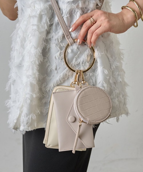 ロエンドクロ3連ショルダーバック セール】3連ショルダーバッグ/スマホショルダー/スマホポーチ