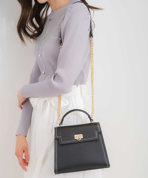 【Noela】フラップロックバッグ Noela（ノエラ）の「フラップロックバッグ（ハンドバッグ）」 - WEAR