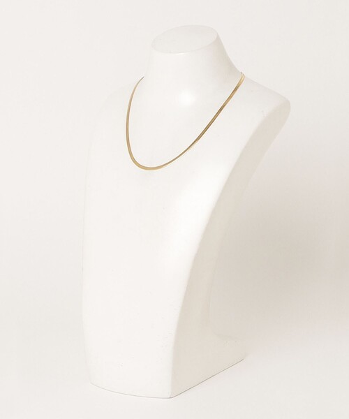 fredy emue（フレディエミュ）の「ステンレスフラットチェーンネックレス（ネックレス・レディース・シルバー/ゴールド・FREE）」の8枚目の写真