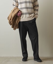 Steven Alan | ＜Steven Alan＞ ツイル インワンプリーツ スラックス(スラックス)