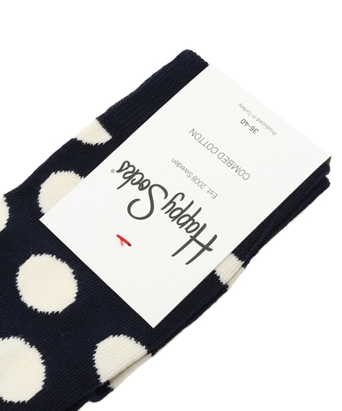Happy Socks(ハッピーソックス)の「Happy Socks/ハッピーソックス BIG DOT (ソックス/靴下・メンズ・その他16・MEDIUM/SMALL)」の2枚目の写真