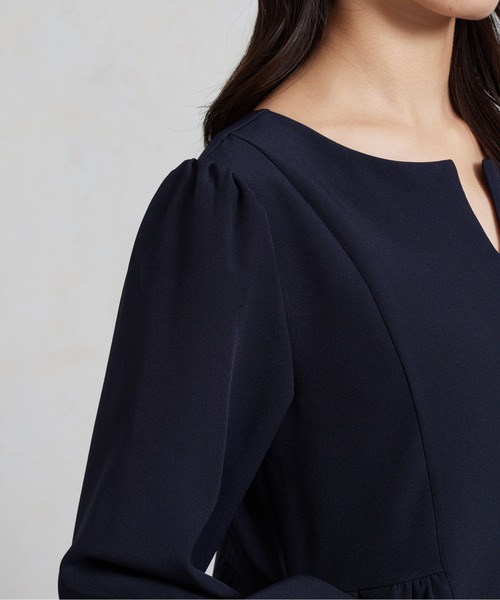 Chez toi（シェトワ）の「ペプラムブラウス（シャツ/ブラウス・レディース・ブラック/ネイビー/アイボリー・FREE）」の19枚目の写真