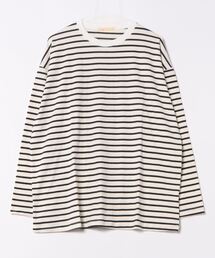 Q | ボーダーロンT(Tシャツ/カットソー)