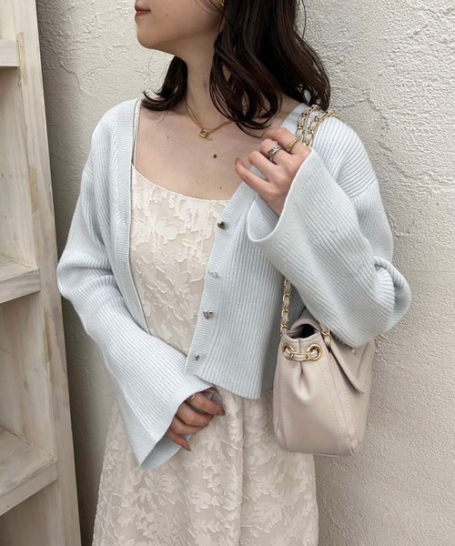 one after another NICE CLAUP(ワンアフターアナザーナイスクラップ)の「チェーンハンドルショルダーバッグ(ショルダーバッグ・レディース・イエロー/ブルー/ブラック/ライトベージュ・FREE)」の5枚目の写真