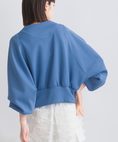 PICCIN（ピッチン）の「【WEB限定】ボリュームスリーブショートブルゾン（ブルゾン・レディース・オフホワイト/ブルー/ブラック・M/L/S）」の20枚目の写真