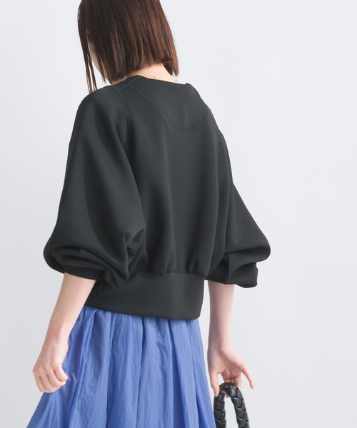 PICCIN（ピッチン）の「【WEB限定】ボリュームスリーブショートブルゾン（ブルゾン・レディース・オフホワイト/ブルー/ブラック・M/L/S）」の14枚目の写真