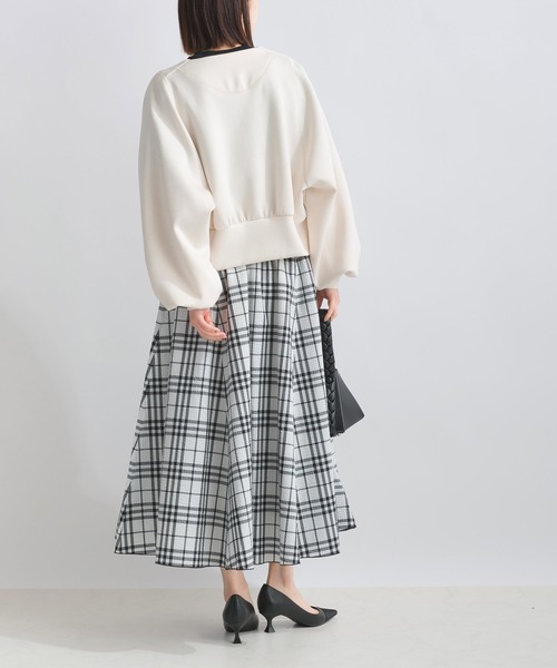 PICCIN（ピッチン）の「【WEB限定】ボリュームスリーブショートブルゾン（ブルゾン・レディース・オフホワイト/ブルー/ブラック・M/L/S）」の10枚目の写真