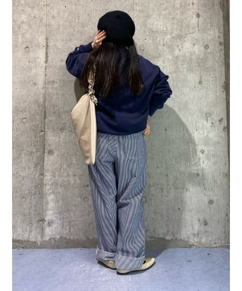 BACK NUMBER(バックナンバー)の「【BACK NUMBER】ペインターイージーパンツ(カーゴパンツ・レディース・ブルー・S/M/L)」の3枚目の写真