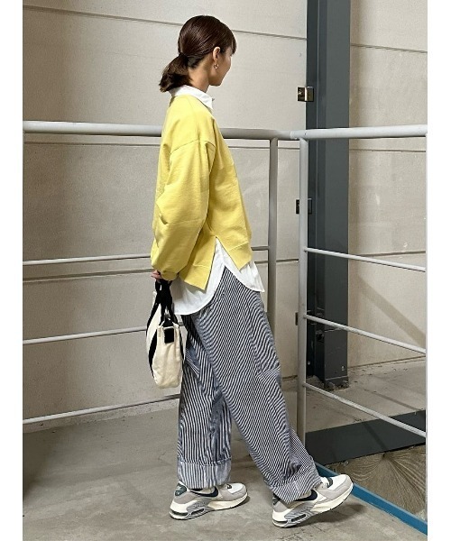 BACK NUMBER(バックナンバー)の「【BACK NUMBER】ペインターイージーパンツ(カーゴパンツ・レディース・ブルー・S/M/L)」の12枚目の写真